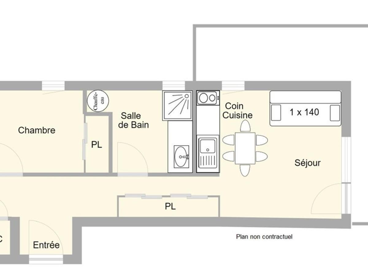Appartement 2 Pieces Au Coeur Des Saisies - Balcon Sud, Box Inclus, 5 Pers - Fr-1-594-321 Hauteluce Exterior foto